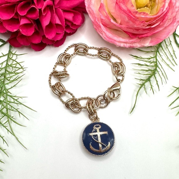 Jewelry - NEW⚜️ANCHOR Rope Chain Link Charm Bracelet